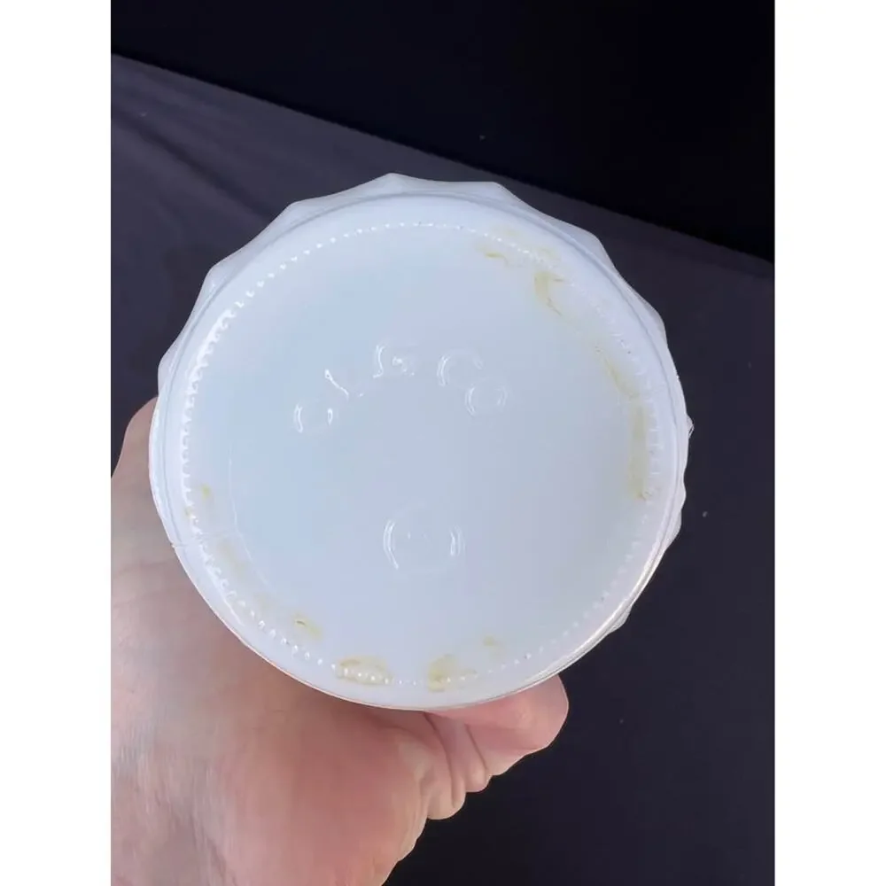 1970s vintage milk glass vase